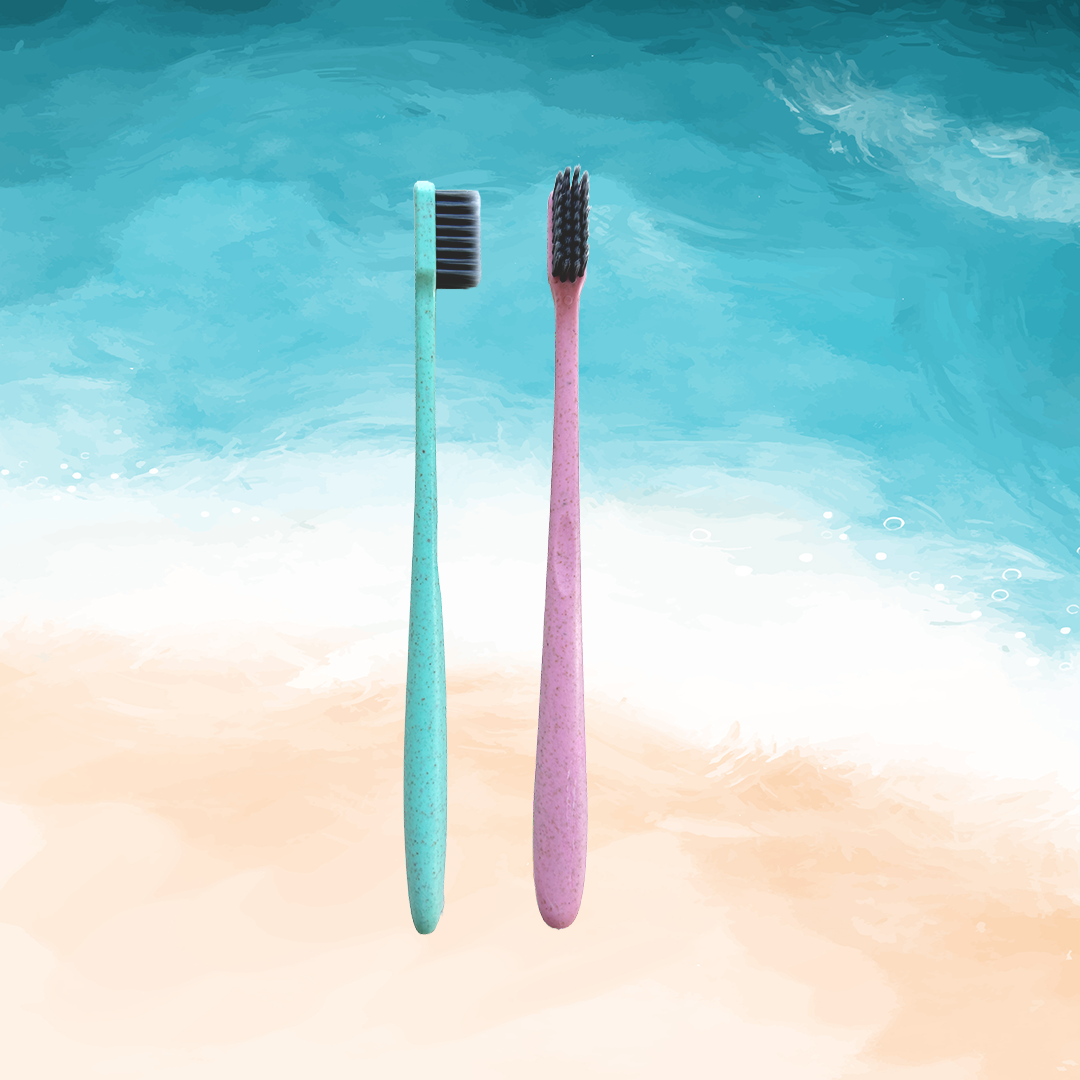 embi OOC Eco Toothbrush - Soft Bristle, Gum Friendly