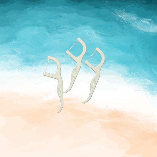 embi OOC Pure Silk Floss Picks - Premium, Eco-Friendly, Toothpick